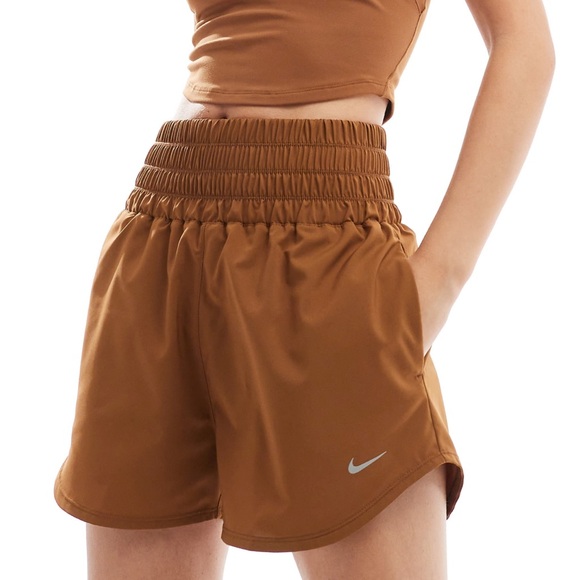 Nike Pants - NWT Nike Training One High Rise 3 inch shorts in Rust Orange - S